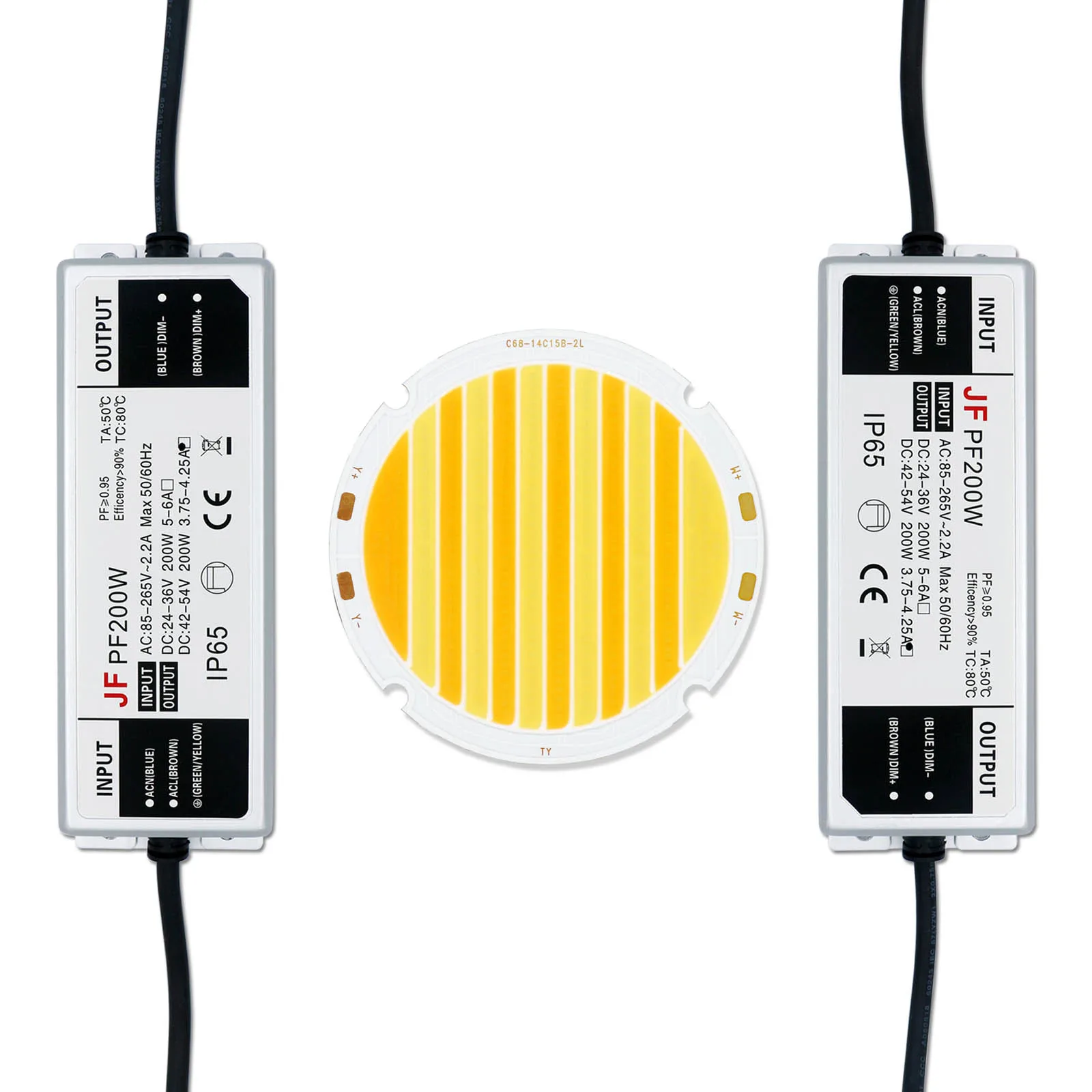 100W 200W DC42-45V LED COB Chip Lamp Bead+LED Drive Bicolor Bulb CRI 95 Accessory Set Warm/White Spotlight Camera Light DIY
100W 200W DC42-45V LED COB Chip Lamp Bead+LED Drive Bicolor Bulb CRI 95 Accessory Set Warm/White Spotlight Camera Light DIY