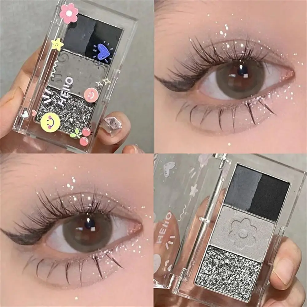 DIKALU Pocket Eye Shadow Plate Four-color Black Rose Earth Matte Sequins Eyeshadow Easy Wearing Beauty Eyes Makeup Cosmetics New
DIKALU Pocket Eye Shadow Plate Four-color Black Rose Earth Matte Sequins Eyeshadow Easy Wearing Beauty Eyes Makeup Cosmetics New