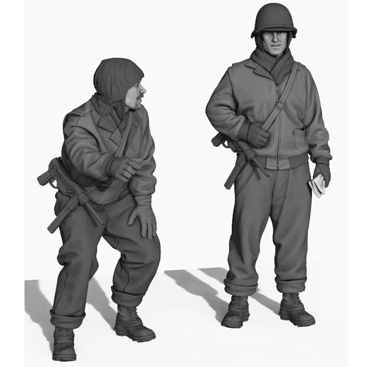 1/35 Resin Model figure GK Soldier, US Army tankers in Ardennes set, Military theme WWII, Unassembled and unpainted kit
1/35 Resin Model figure GK Soldier, US Army tankers in Ardennes set, Military theme WWII, Unassembled and unpainted kit