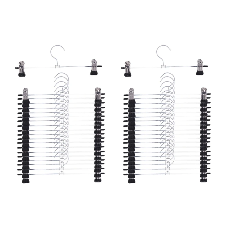 Pant Hangers Skirt Hangers With Clips 40 Pack Metal Trouser Clip Hangers For Space Saving, Ultra Thin Rust Resistant
Pant Hangers Skirt Hangers With Clips 40 Pack Metal Trouser Clip Hangers For Space Saving, Ultra Thin Rust Resistant