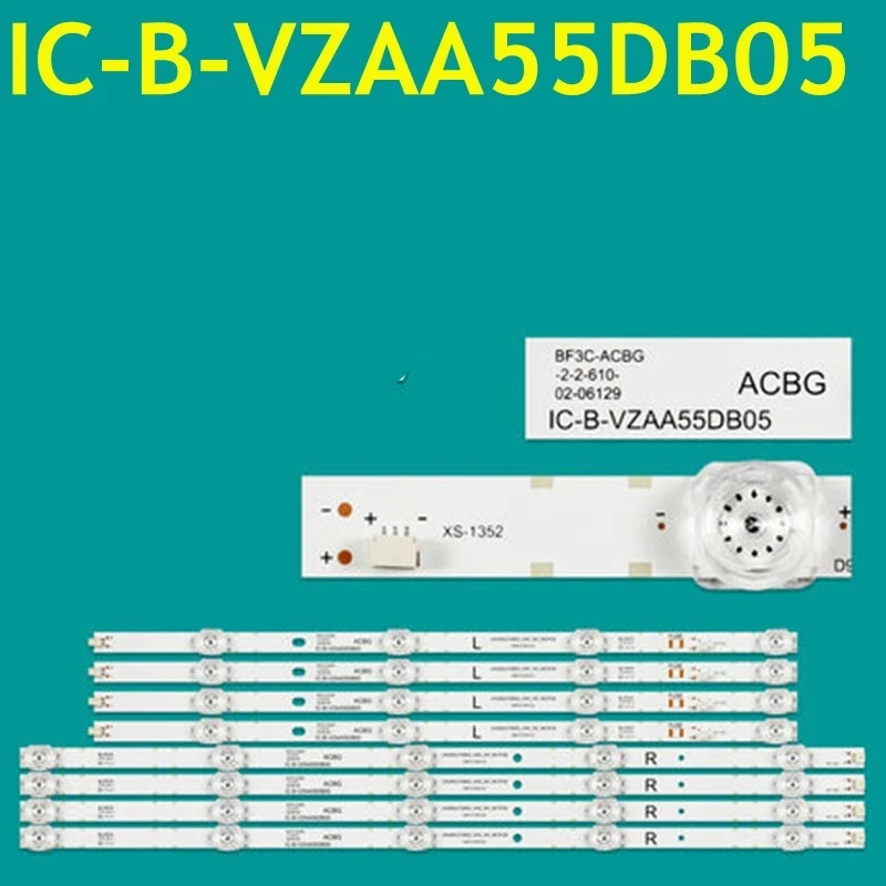 12set LED Strip For OD20 3030 2W3VUN55NU7095G_4X9_2W_MCPCB IC-B-VZAA55DB05 HG55AJ630UJJ
12set LED Strip For OD20 3030 2W3VUN55NU7095G_4X9_2W_MCPCB IC-B-VZAA55DB05 HG55AJ630UJJ
