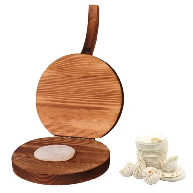 Wooden Dough Pressing Tool Set DIY Dumpling Maker Mould Manual Press Dumpling Crust Tool Dumpling Wrapper Maker
Wooden Dough Pressing Tool Set DIY Dumpling Maker Mould Manual Press Dumpling Crust Tool Dumpling Wrapper Maker