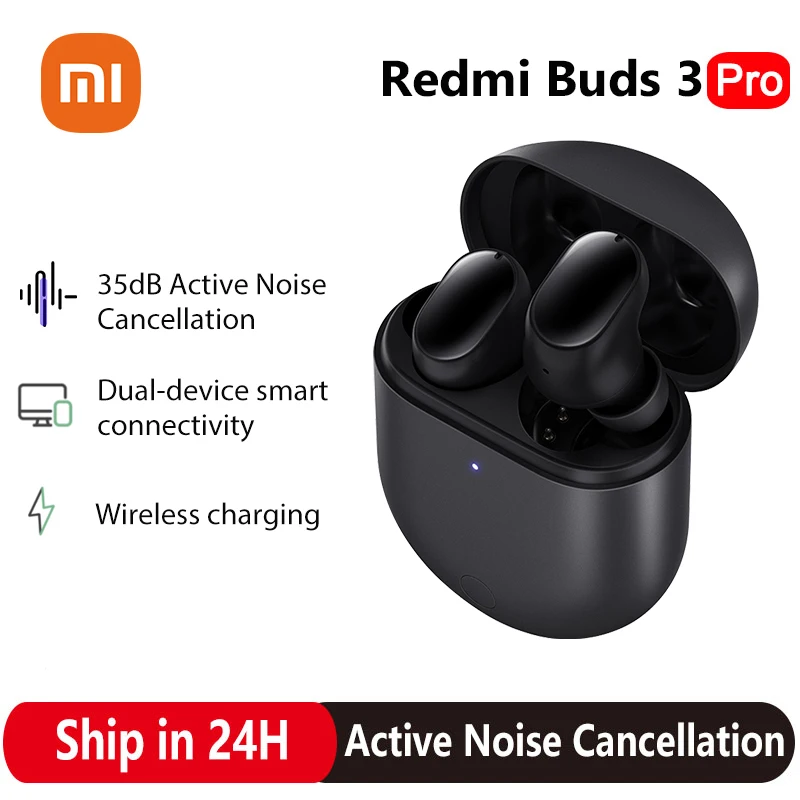 Глобальная версия Xiaomi наушники Bluetooth Redmi Buds 3 Pro TWS беспроводные наушники 35dB шумоподавление Гарнитура Redmi Airdots 3Pro
Глобальная версия Xiaomi наушники Bluetooth Redmi Buds 3 Pro TWS беспроводные наушники 35dB шумоподавление Гарнитура Redmi Airdots 3Pro