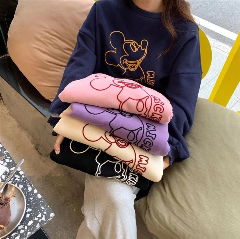 Women Hoodies Fashion Korean Style Sweet Cute Cartoon Print Autumn Winter Pink White Cotton Tops Sweatshirts
Women Hoodies Fashion Korean Style Sweet Cute Cartoon Print Autumn Winter Pink White Cotton Tops Sweatshirts