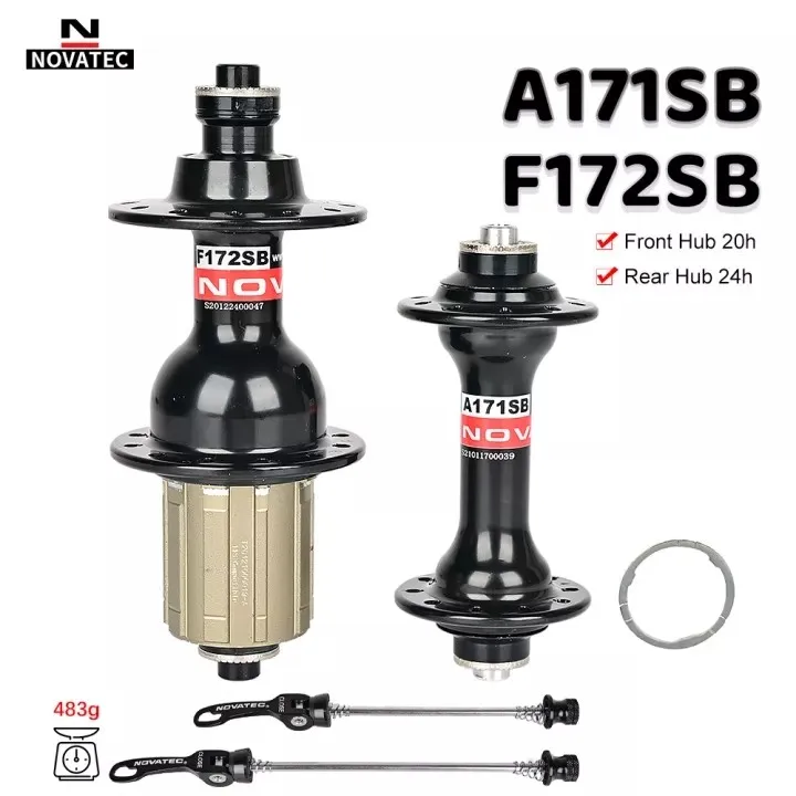 Novatec road bicycle hub 171/172 original genuine with front 20 holes and rear 24 holes compatible with 9/10/11 speed hubs
Novatec road bicycle hub 171/172 original genuine with front 20 holes and rear 24 holes compatible with 9/10/11 speed hubs