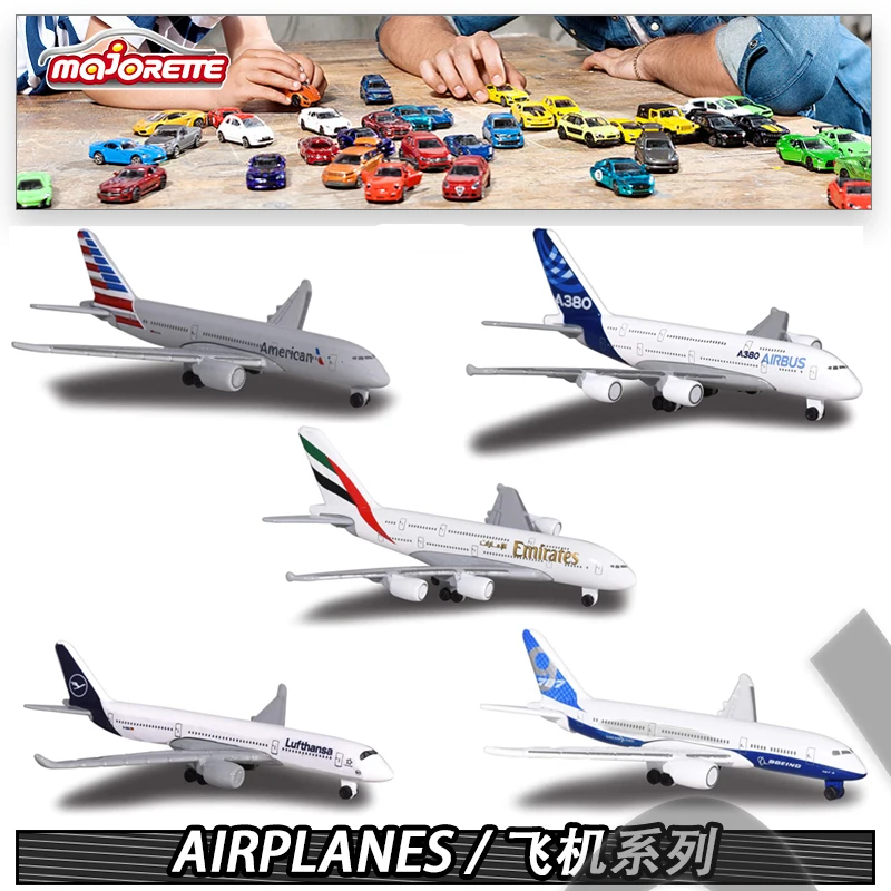 Majorette 212057980 самолеты, серия моторных автомобилей, Литые металлические модели Lufthansa, Боинг, Эмираты, аэробус
Majorette 212057980 самолеты, серия моторных автомобилей, Литые металлические модели Lufthansa, Боинг, Эмираты, аэробус