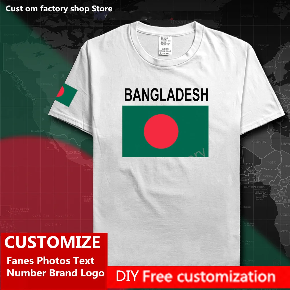 Bangladesh men t shirts Custom Jersey Fans DIY Name Number Brand LOGO High Street Fashion Hip Hop Loose Casual T-shirt flag
Bangladesh men t shirts Custom Jersey Fans DIY Name Number Brand LOGO High Street Fashion Hip Hop Loose Casual T-shirt flag