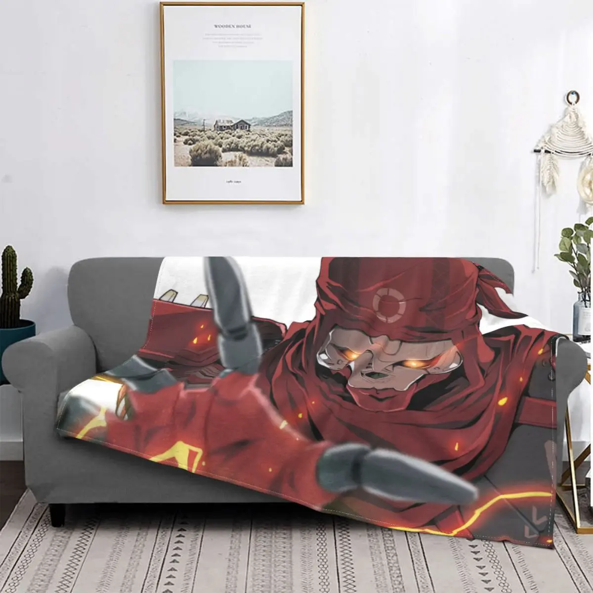 

Revenant Apex Legends Crypto Shooting Game Blanket Plush All Season Cute Lightweight Throw Blankets For Sofa Plush Thin Quilt