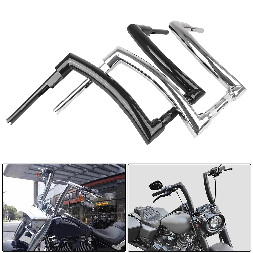 Compatible With Harley Dyna Sportster XL883 XL1200 Road King Street Glides Fat Bob Motorcycle 12" 14" 16" Bar Handlebars 
Compatible With Harley Dyna Sportster XL883 XL1200 Road King Street Glides Fat Bob Motorcycle 12" 14" 16" Bar Handlebars