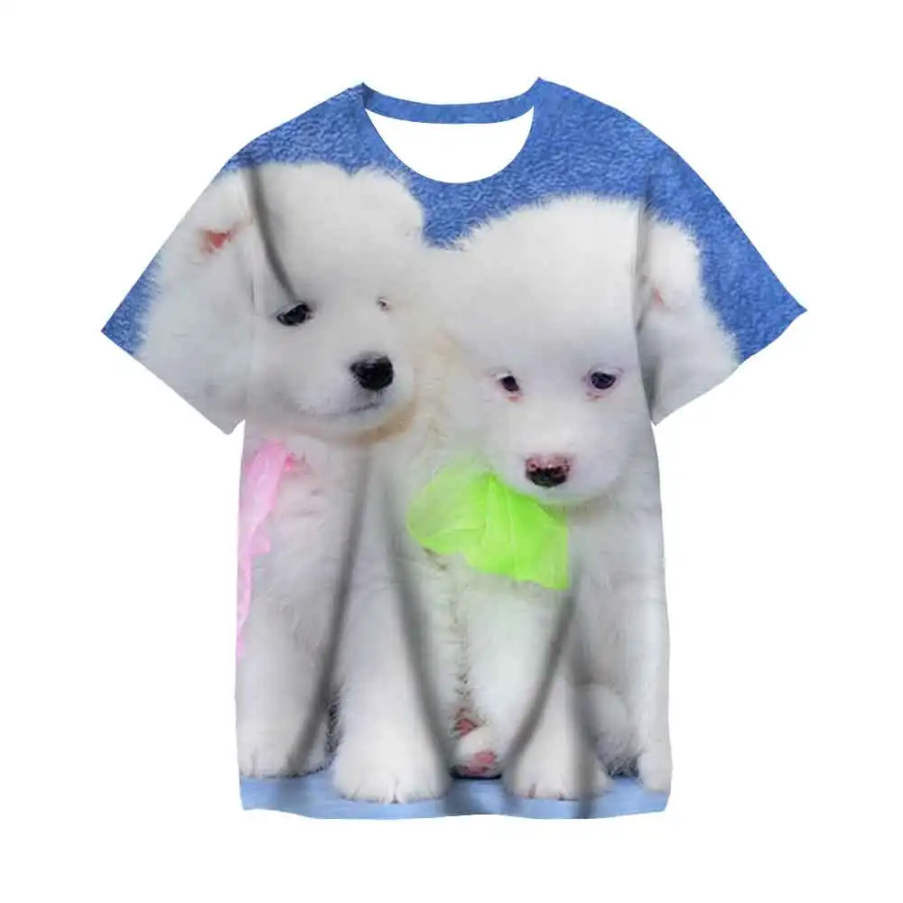 Summer Cute Golden Retriever 3d Printing T-shirt Men and Women Fashion Casual Cure Funny Dog Round Neck Tops
Summer Cute Golden Retriever 3d Printing T-shirt Men and Women Fashion Casual Cure Funny Dog Round Neck Tops