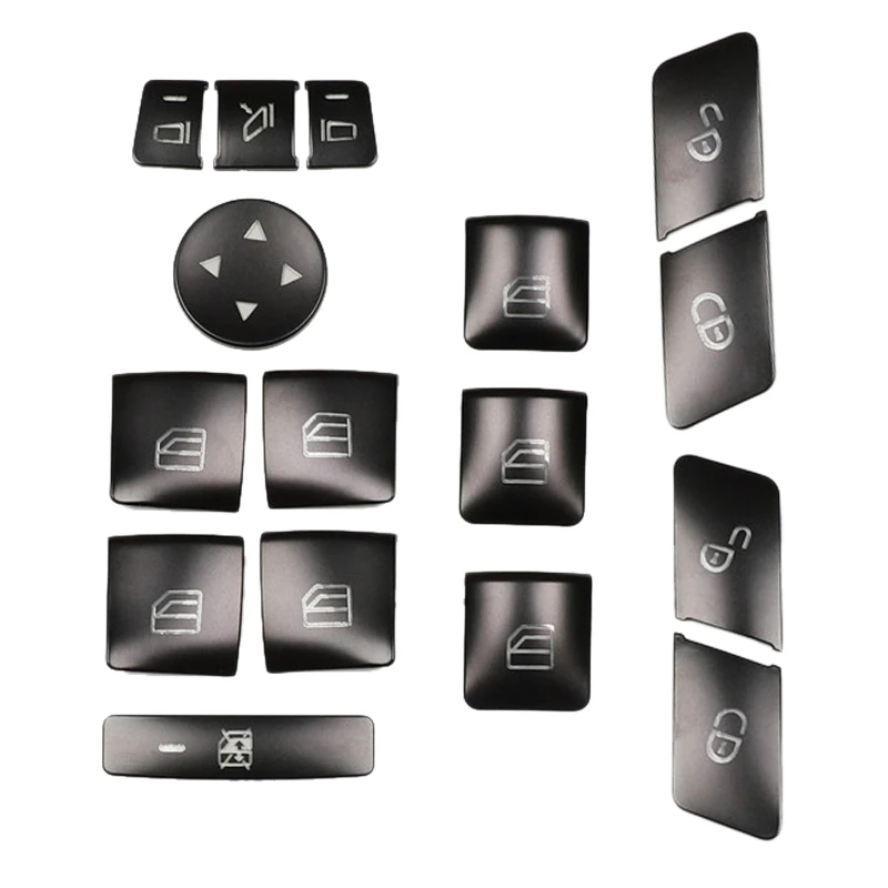 16PCS Car Door Seat Memory Lock Window Glass Lift Button Cover Sticker for Mercedes Benz CLA/GLA/GLK/GLE/CLS/GL/ML/A/B/E
16PCS Car Door Seat Memory Lock Window Glass Lift Button Cover Sticker for Mercedes Benz CLA/GLA/GLK/GLE/CLS/GL/ML/A/B/E