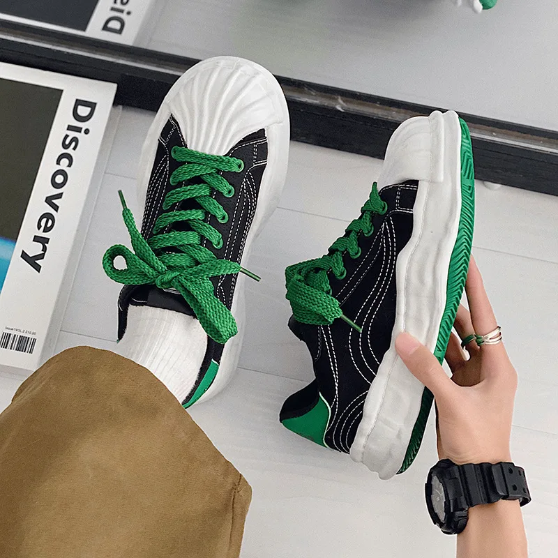 Кеды мужские парусиновые в стиле ретро, кроссовки с ракушками, удобная обувь на толстой подошве, повседневные, в Корейском стиле
Кеды мужские парусиновые в стиле ретро, кроссовки с ракушками, удобная обувь на толстой подошве, повседневные, в Корейском стиле