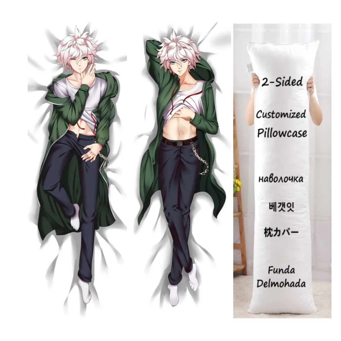 Аниме игра данганронпа: триггер Happy Havoc Dakimakura Naegi Makoto Косплей обнимающий тело наволочка Otaku Loli кровать наволочка
Аниме игра данганронпа: триггер Happy Havoc Dakimakura Naegi Makoto Косплей обнимающий тело наволочка Otaku Loli кровать наволочка