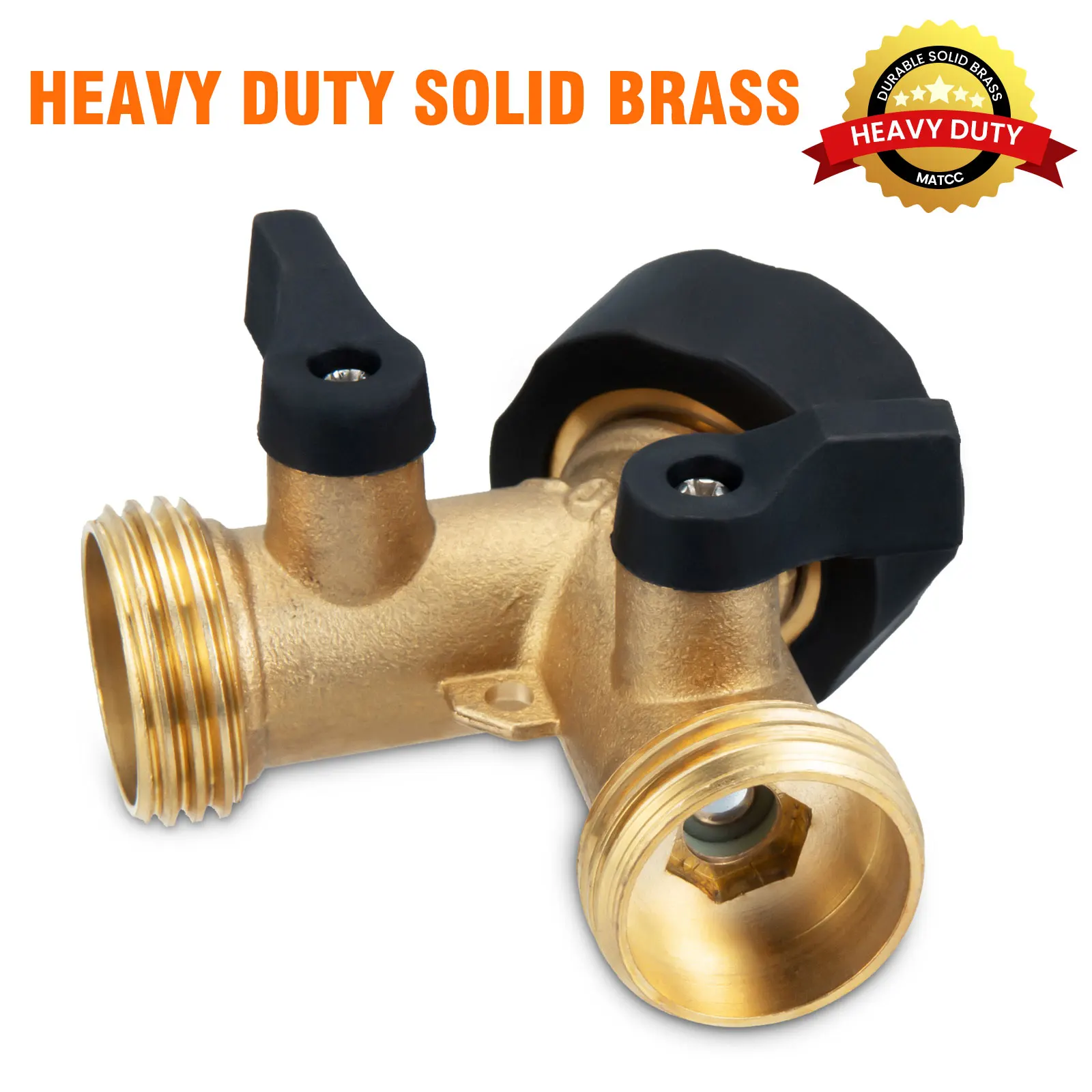 2PCS Brass Female 3/4" 2 way tap water splitter Y-Type Watering Connector Distributor Tap Irrigation valve Hose Pipe adapte
2PCS Brass Female 3/4" 2 way tap water splitter Y-Type Watering Connector Distributor Tap Irrigation valve Hose Pipe adapte