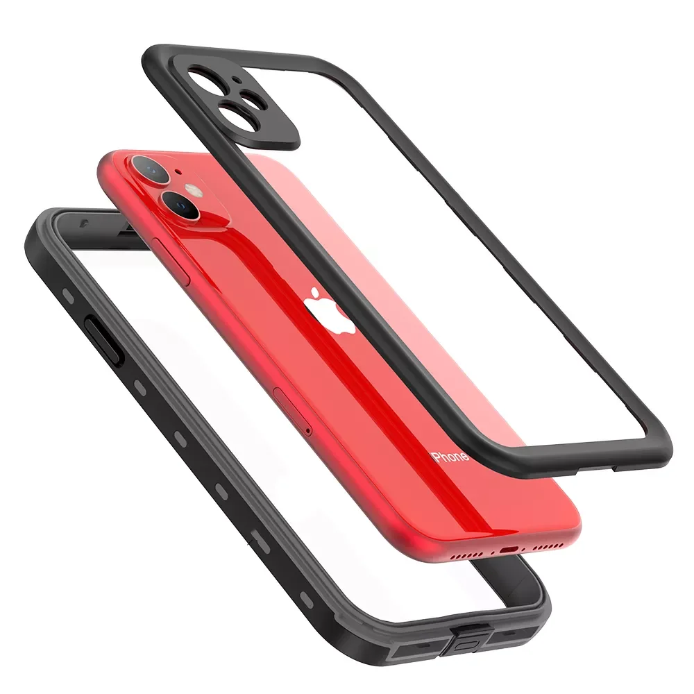 360 Full Protection Phone Case for iPhone 12 Cases IP68 Waterproof Back Cover for iPhone 11 12 Pro X Xs Max XR 12 mini
360 Full Protection Phone Case for iPhone 12 Cases IP68 Waterproof Back Cover for iPhone 11 12 Pro X Xs Max XR 12 mini