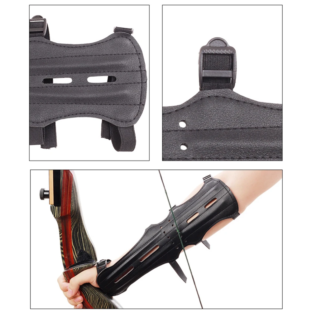Black Arm Guard Extended Holes Archery Supplies Armguard Long Leather Outdoor Tool 30*13cm Archery Accessories
Black Arm Guard Extended Holes Archery Supplies Armguard Long Leather Outdoor Tool 30*13cm Archery Accessories