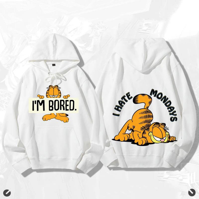 Nice Looks Garfield Autumn Winter Cartoon Slouchy Pure Cotton Sweatshirt Regular Thin or Fleeced Thickened Sweater with Caps
Nice Looks Garfield Autumn Winter Cartoon Slouchy Pure Cotton Sweatshirt Regular Thin or Fleeced Thickened Sweater with Caps