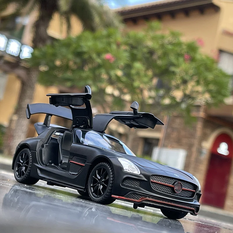 1:32 SLS Alloy Sports Car Model Diecasts Metal Vehicles Car Model High Simulation Sound and Light Collection Childrens Toys Gift
1:32 SLS Alloy Sports Car Model Diecasts Metal Vehicles Car Model High Simulation Sound and Light Collection Childrens Toys Gift