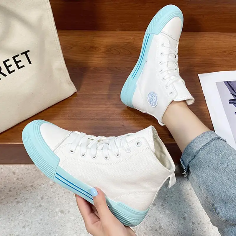 High-top Women Canvas Shoes All-match 2022 New Summer Women Casual Shoes Ins Fashion Female Sneakers
High-top Women Canvas Shoes All-match 2022 New Summer Women Casual Shoes Ins Fashion Female Sneakers