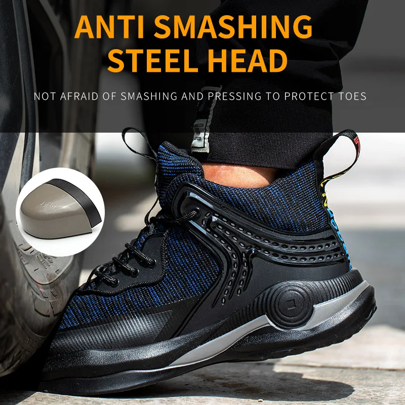 Men Work Safety Shoes Anti-puncture Working Sneakers Male Indestructible Work Shoes Men Boots Lightweight Men Shoes Safety Boots
Men Work Safety Shoes Anti-puncture Working Sneakers Male Indestructible Work Shoes Men Boots Lightweight Men Shoes Safety Boots