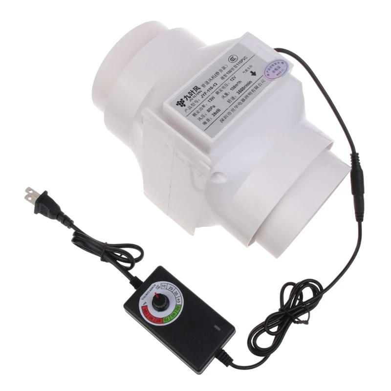 Duct Fan Air Extractor Exhaust Ventilation Exhaust Booster Quiet Fan for Kitchen 13W 12V Intake Fume Extractor Blower
Duct Fan Air Extractor Exhaust Ventilation Exhaust Booster Quiet Fan for Kitchen 13W 12V Intake Fume Extractor Blower