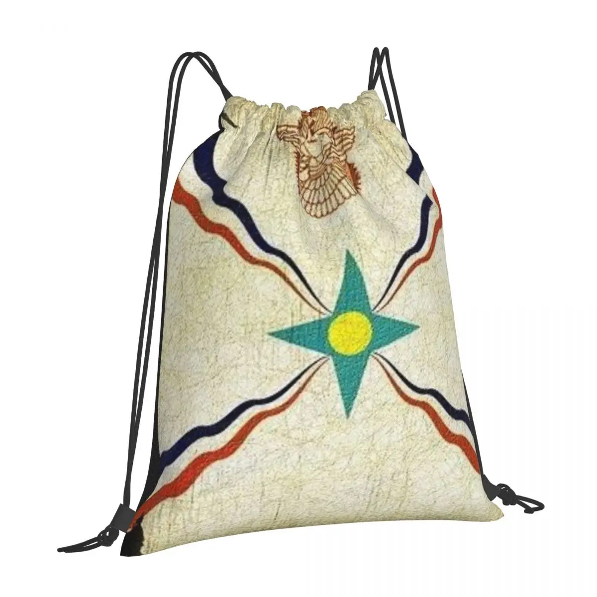 Assyrian People Flag Drawstring Bags Backpacks Foldable Gym Sports Sackpack Travel Canvas Draw String Bag
Assyrian People Flag Drawstring Bags Backpacks Foldable Gym Sports Sackpack Travel Canvas Draw String Bag