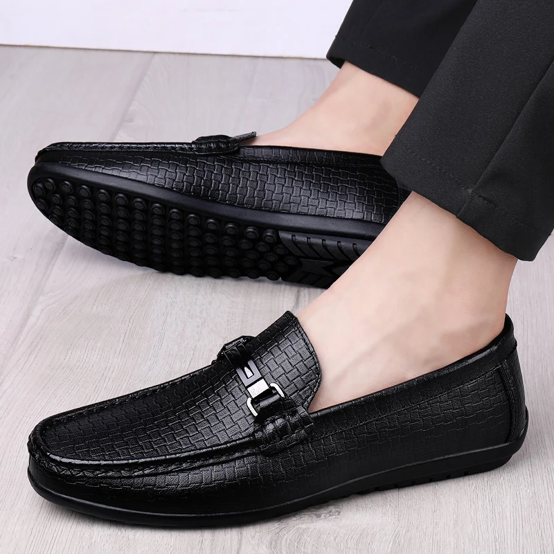 Italy Genuine Leather Loafers Men's Business Casual Shoes Soft Sole Comfortable Slip-On Designer Men Shoes Moccasin Luxury Brand
Italy Genuine Leather Loafers Men's Business Casual Shoes Soft Sole Comfortable Slip-On Designer Men Shoes Moccasin Luxury Brand