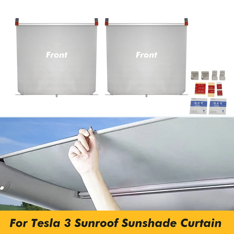 Retractable Skylight Shutter Sunroof Sunshade Curtain for Tesla Model 3/Y Window Insulation UV Rays Protection Telescopic 
Retractable Skylight Shutter Sunroof Sunshade Curtain for Tesla Model 3/Y Window Insulation UV Rays Protection Telescopic