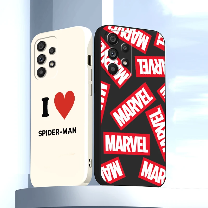 Marvel Shield Super Hero Liquid Rope Phone Case For Samsung A73 A53 A33 A52 A32 A23 A22 A71 A51 A21S A03S A50 A30 5G Cover Capa
Marvel Shield Super Hero Liquid Rope Phone Case For Samsung A73 A53 A33 A52 A32 A23 A22 A71 A51 A21S A03S A50 A30 5G Cover Capa