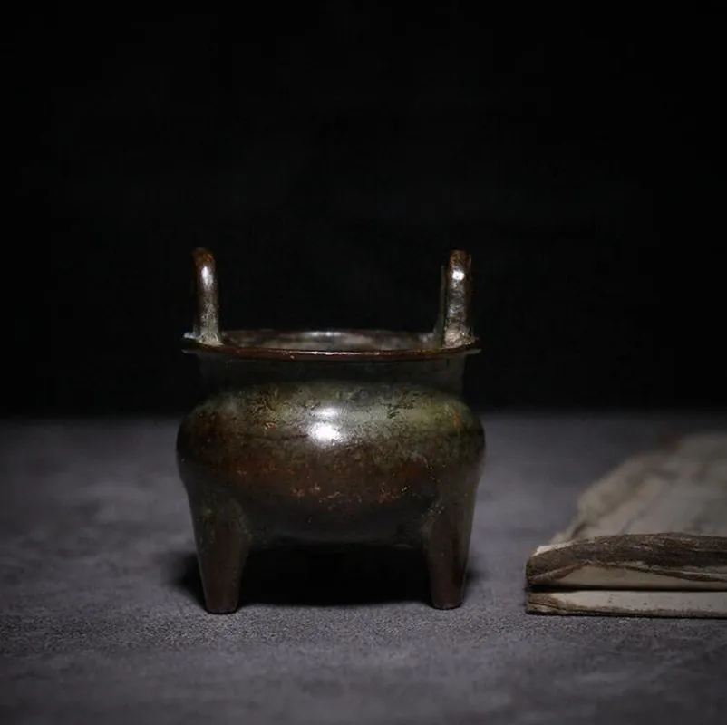 Archaize brass Mini double ear Incense Burner Ornaments decoration crafts small statue
Archaize brass Mini double ear Incense Burner Ornaments decoration crafts small statue