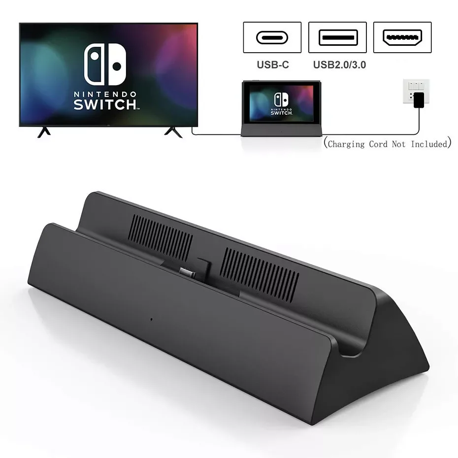 Portable Dock Station with Type C to HDMI- TV Adapter USB 3.0 2.0 Charging Docking Charger
Portable Dock Station with Type C to HDMI- TV Adapter USB 3.0 2.0 Charging Docking Charger