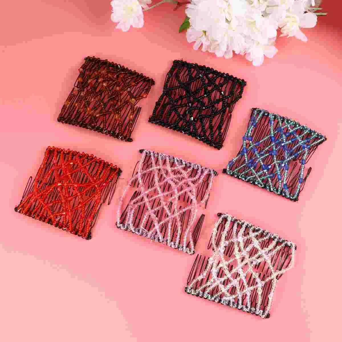 Hair Combs Combdecorative Clip Updo Beads Side Metal Fashion Stretchable Elastic Women Clipsdouble Thick Thin Stretch Woman
Hair Combs Combdecorative Clip Updo Beads Side Metal Fashion Stretchable Elastic Women Clipsdouble Thick Thin Stretch Woman