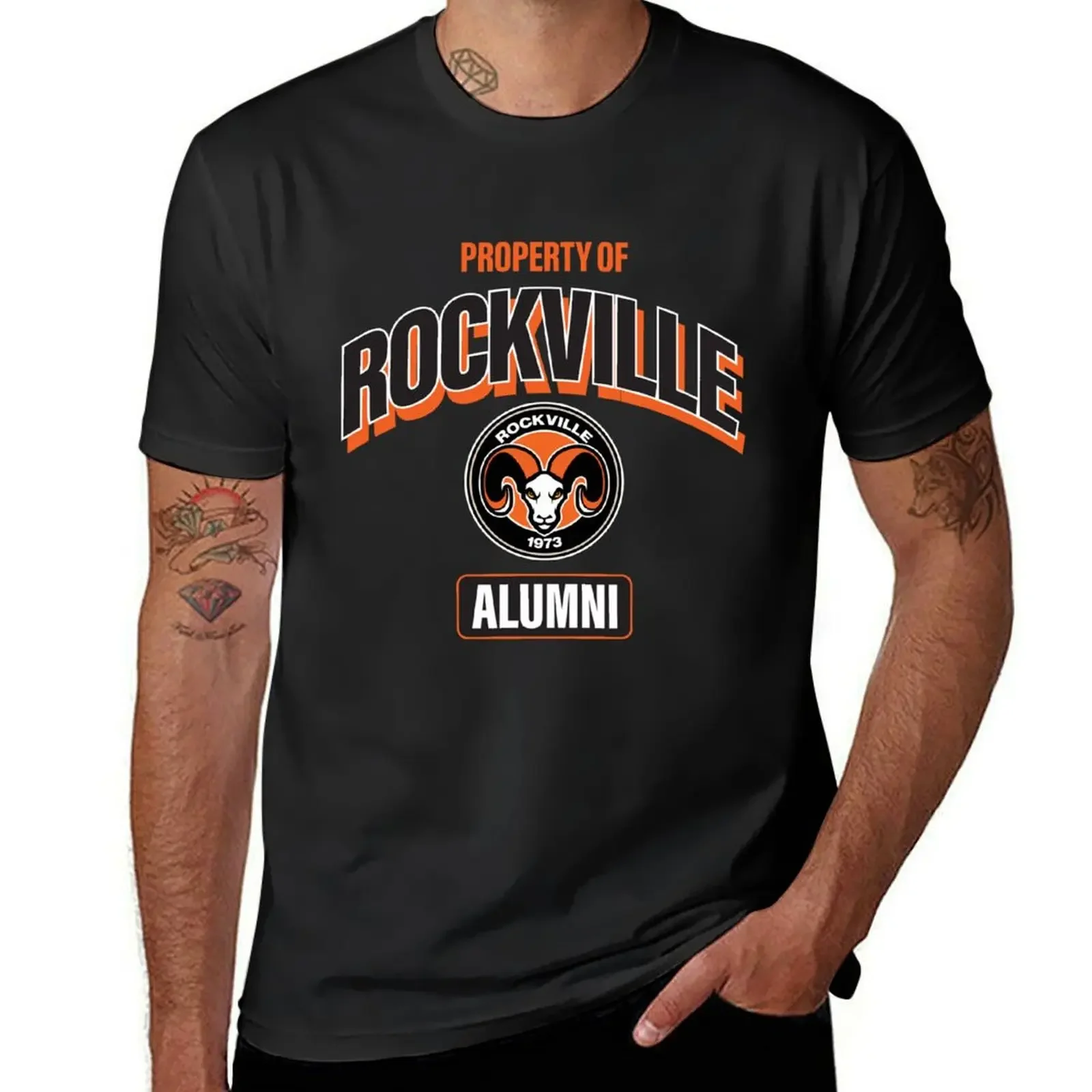 Коллекция Rockville футболка Alumni летние топы с аниме-фигурками забавные мужские