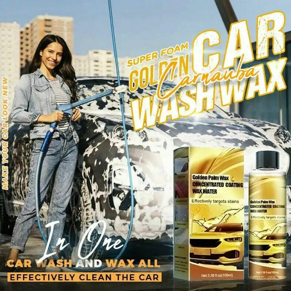 Golden Carnauba Car Wash Wax Foam Cleaner Carnauba Wax Car Maintenance Polish Top Coat Polish Paint Sealant Auto Accessories
Golden Carnauba Car Wash Wax Foam Cleaner Carnauba Wax Car Maintenance Polish Top Coat Polish Paint Sealant Auto Accessories