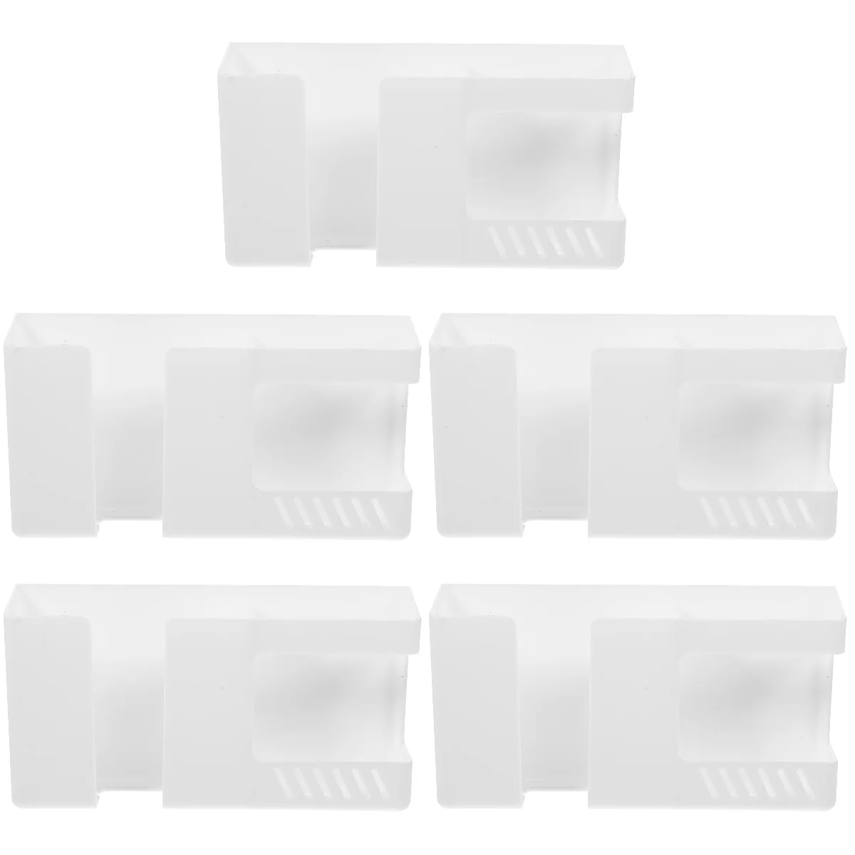 5 Count Phone Mobile Storage Box Wall Charging Station Holder Organizer 17X8X3.5CM Mount White Abs Remote
5 Count Phone Mobile Storage Box Wall Charging Station Holder Organizer 17X8X3.5CM Mount White Abs Remote