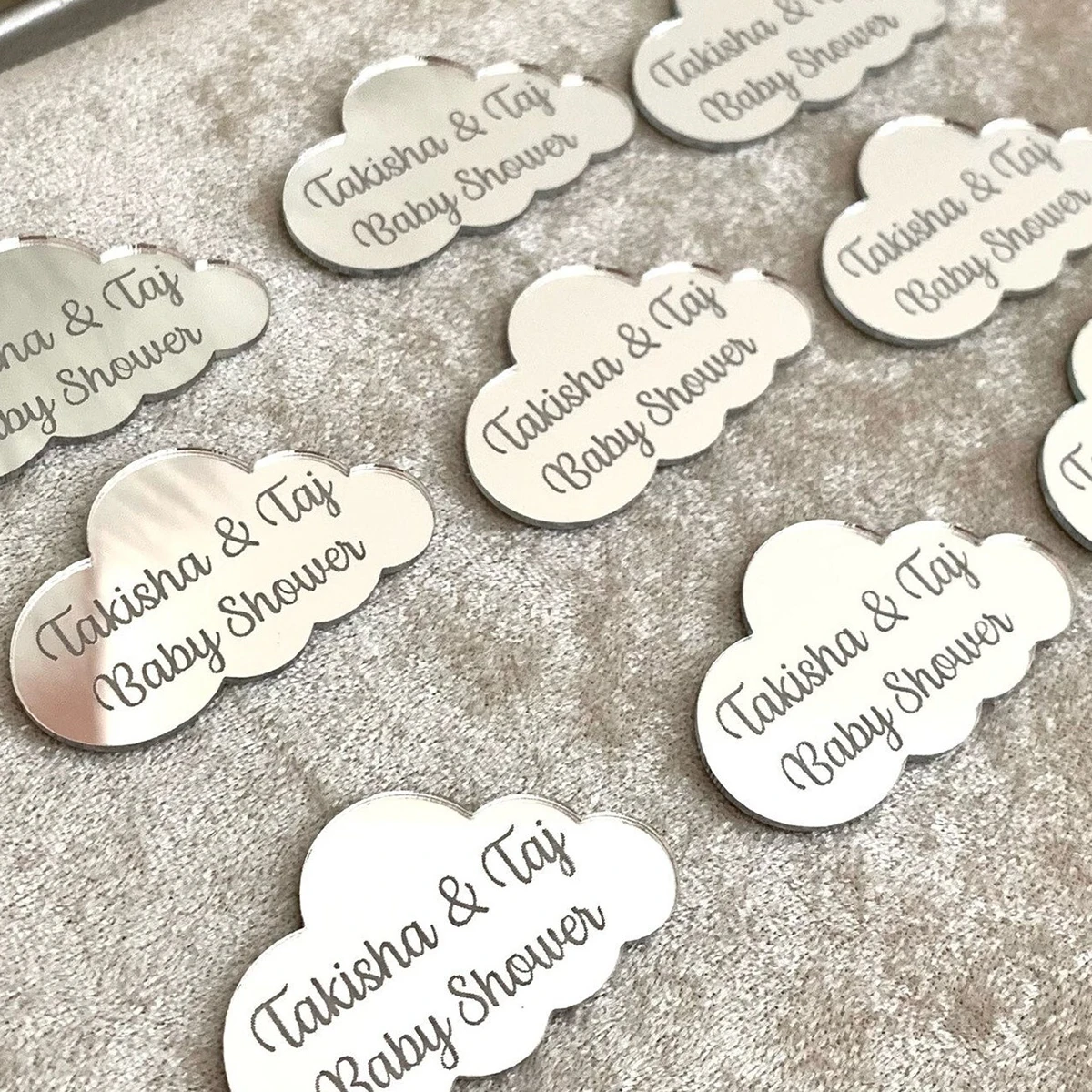 30pcs Personalized Tag Engraved Mirror Acrylic Love Clouds Wedding Table Party Name Baby Baptism Decoration Favors Custome Gift
30pcs Personalized Tag Engraved Mirror Acrylic Love Clouds Wedding Table Party Name Baby Baptism Decoration Favors Custome Gift