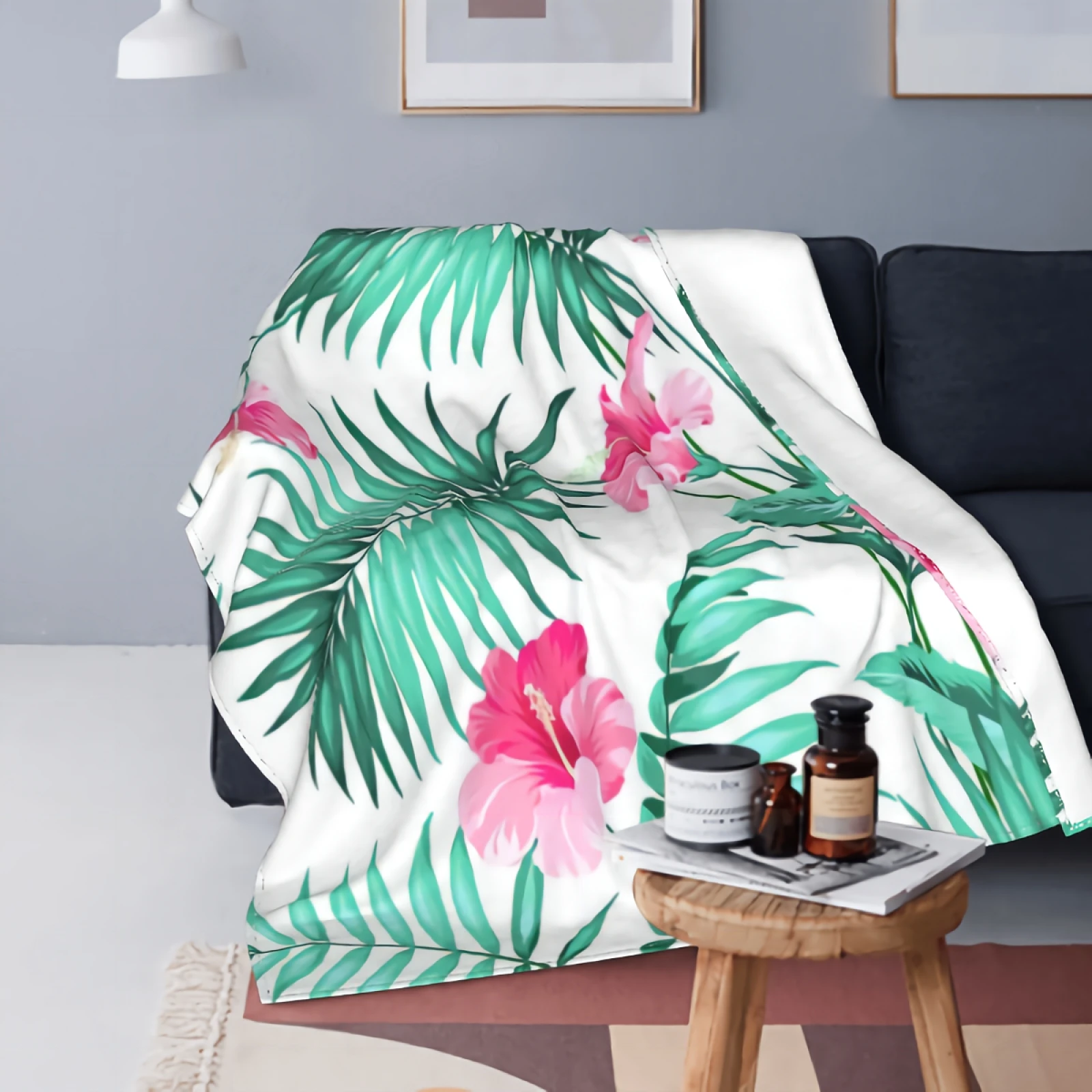 Tropical Hibiscus Flower Lightweight Cozy Plush Microfiber Bed Blanket Great Gifts
Tropical Hibiscus Flower Lightweight Cozy Plush Microfiber Bed Blanket Great Gifts