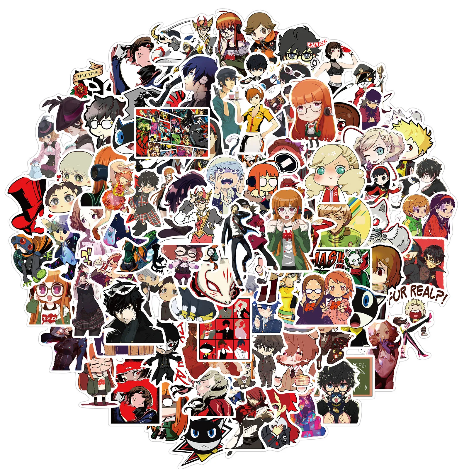 50PCS Persona 5 Game Stickers Laptop Guitar Luggage Fridge Skateboard Waterproof Graffiti Sticker Decal Kids Classic Toys 
50PCS Persona 5 Game Stickers Laptop Guitar Luggage Fridge Skateboard Waterproof Graffiti Sticker Decal Kids Classic Toys