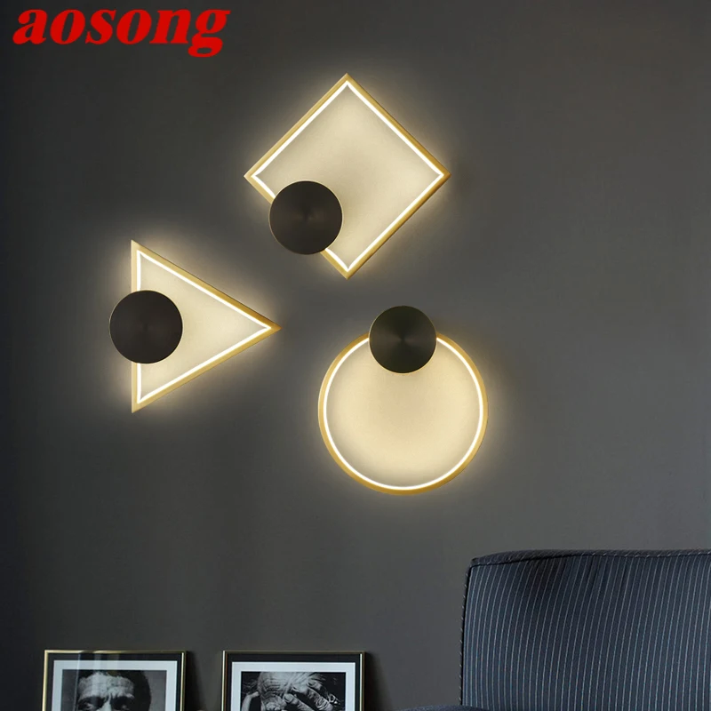 AOSONG Geometric Pattern Wall Lamp LED 3 Colors Indoor Sconce Light Creative Decor for Home Living Room Bedroom
AOSONG Geometric Pattern Wall Lamp LED 3 Colors Indoor Sconce Light Creative Decor for Home Living Room Bedroom