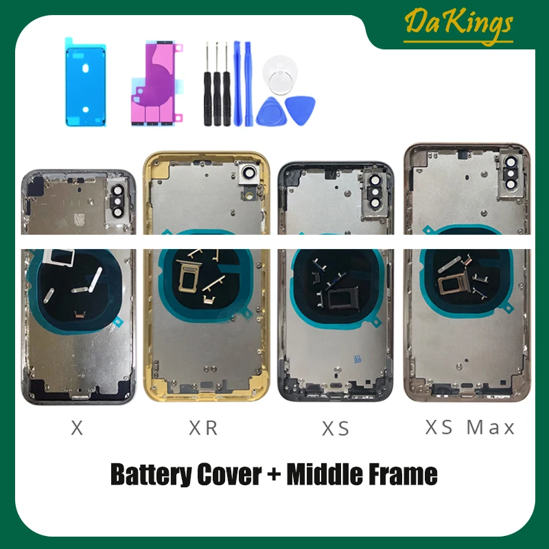 Задний корпус X XR XS для Iphone XR X XS XSMax, задняя крышка аккумулятора, задняя крышка, средняя рамка, шасси со стеклом, замена CE, США
Задний корпус X XR XS для Iphone XR X XS XSMax, задняя крышка аккумулятора, задняя крышка, средняя рамка, шасси со стеклом, замена CE, США