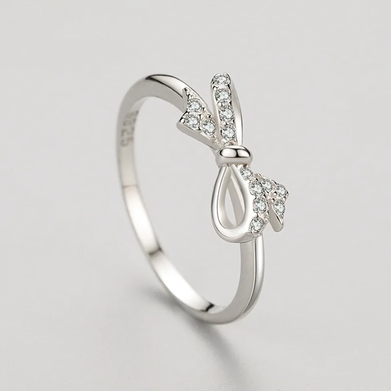 CYJ Bowknot European Pave Clear AAA CZ 100% S925 Sterling Silver Ring For Women Birthday Party Wedding Girl Jewelry
CYJ Bowknot European Pave Clear AAA CZ 100% S925 Sterling Silver Ring For Women Birthday Party Wedding Girl Jewelry