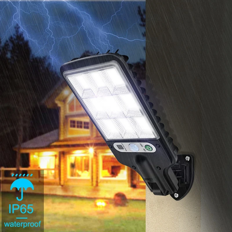 Solar Street Lights Waterproof Garden Light With 3 Mode Waterproof Motion Sensor Security Lighting For Garden Yard
Solar Street Lights Waterproof Garden Light With 3 Mode Waterproof Motion Sensor Security Lighting For Garden Yard