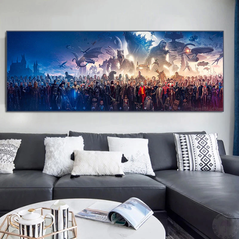 Marvel All Character Movie Poster Disney Star Wars Anime Canvas Painting Home Decor And Prints HD Wall Art Picture for Kids Room 
Marvel All Character Movie Poster Disney Star Wars Anime Canvas Painting Home Decor And Prints HD Wall Art Picture for Kids Room