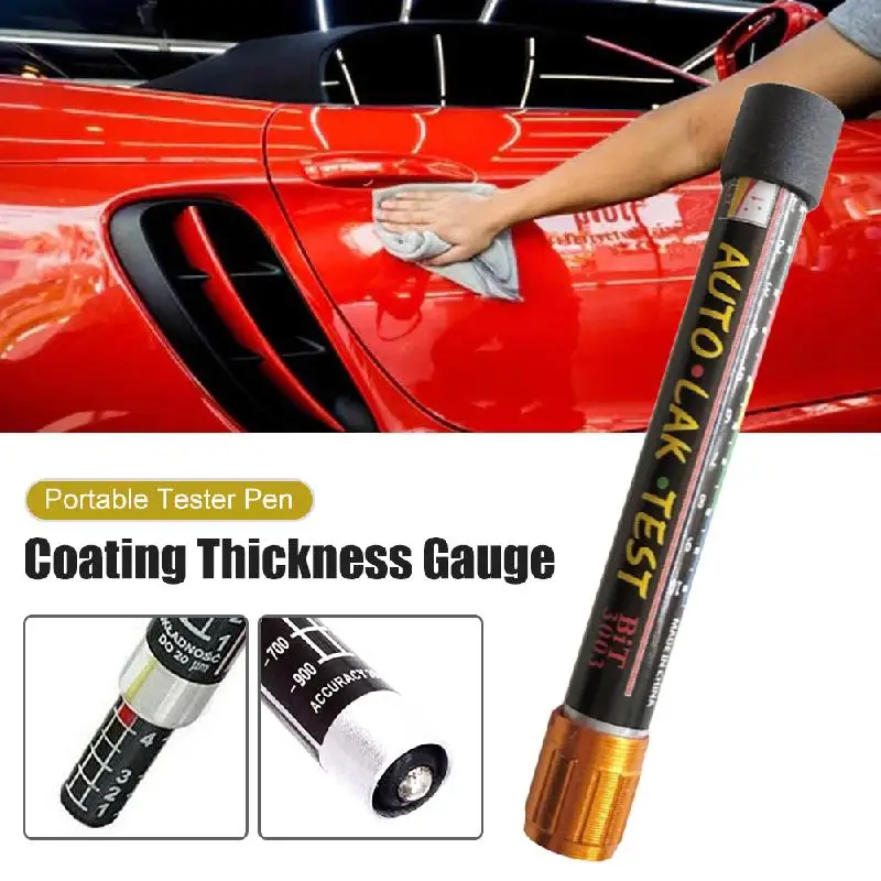 Portable Car Paint Coating Tester Meter Coat Crash Check Test Car Paint Thickness Tester Pen With Magnetic Tip Scale Indicator
Portable Car Paint Coating Tester Meter Coat Crash Check Test Car Paint Thickness Tester Pen With Magnetic Tip Scale Indicator