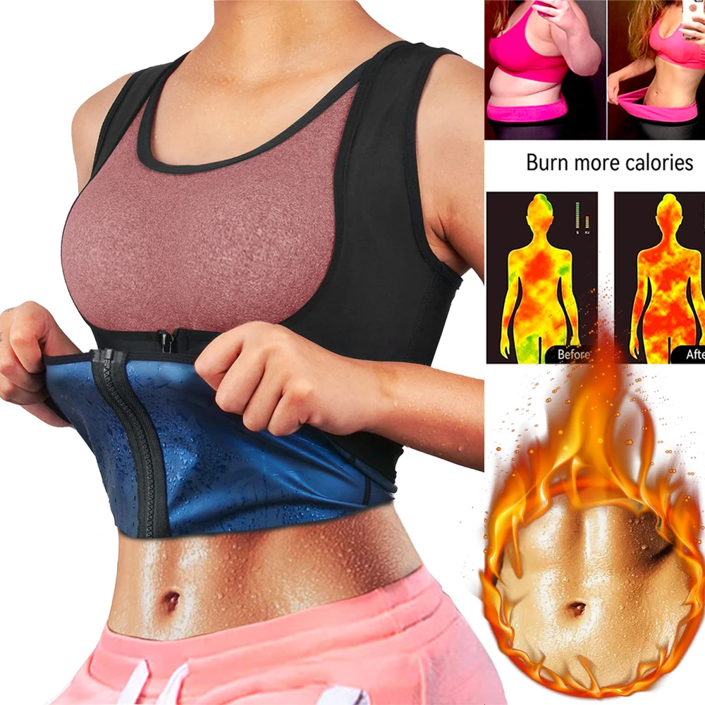 Women Body Shaper Polymer Sauna Vest Sweat Tank Top Shapewear Workout Shirt Waist Trainer Slim Corset Weight Loss Sauna Suit
Women Body Shaper Polymer Sauna Vest Sweat Tank Top Shapewear Workout Shirt Waist Trainer Slim Corset Weight Loss Sauna Suit