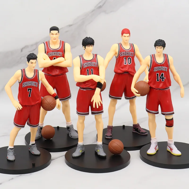 Фигурка аниме Slam Dunk 5 стилей, Игрушечная модель Slamdunk Sakuragi Hanamichi Mitsui Kaede рукава Мияги, фигурка из ПВХ, подарки для мальчиков, полный комплект
Фигурка аниме Slam Dunk 5 стилей, Игрушечная модель Slamdunk Sakuragi Hanamichi Mitsui Kaede рукава Мияги, фигурка из ПВХ, подарки для мальчиков, полный комплект
