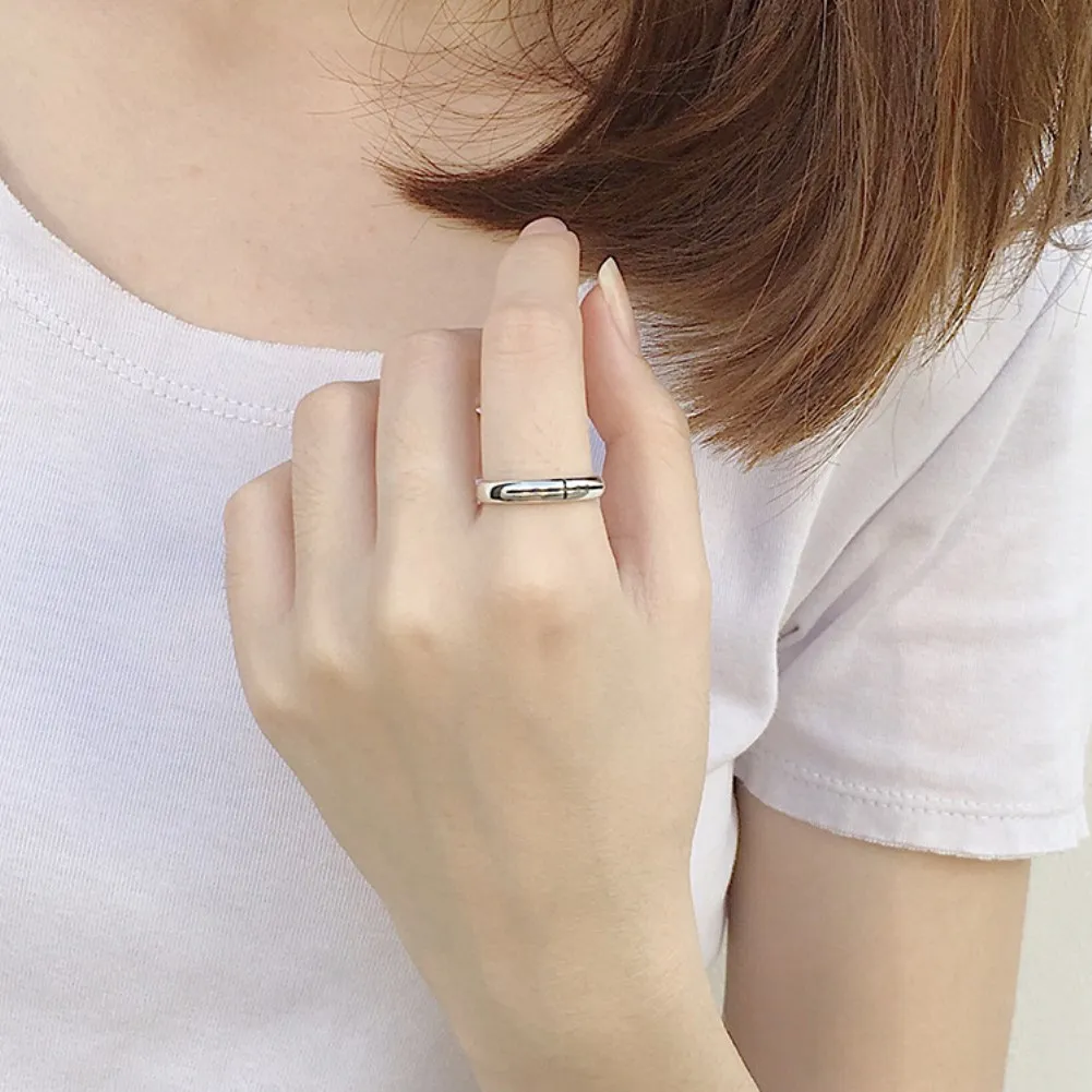 Japan and Korea Style New Sterling Silver Ring Girls Thai Silver Vintage Simple Finger Ring Opening Old Trend Hand Ornament
Japan and Korea Style New Sterling Silver Ring Girls Thai Silver Vintage Simple Finger Ring Opening Old Trend Hand Ornament