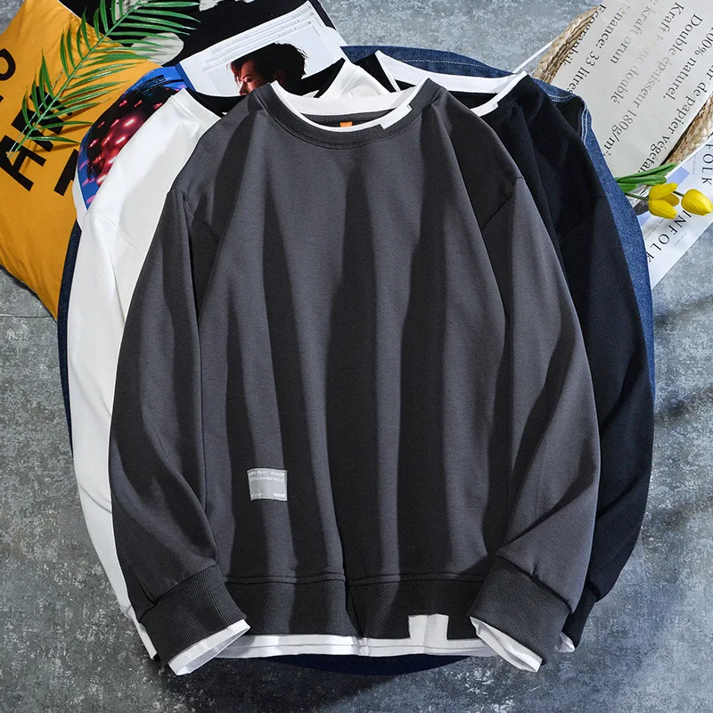 Men's T-Shirt Round Neck Long Sleeve Top Trend Plus Size Harajuku Tees Shirts Fashion Baggy Pullover Spring Autumn Male Clothes
Men's T-Shirt Round Neck Long Sleeve Top Trend Plus Size Harajuku Tees Shirts Fashion Baggy Pullover Spring Autumn Male Clothes