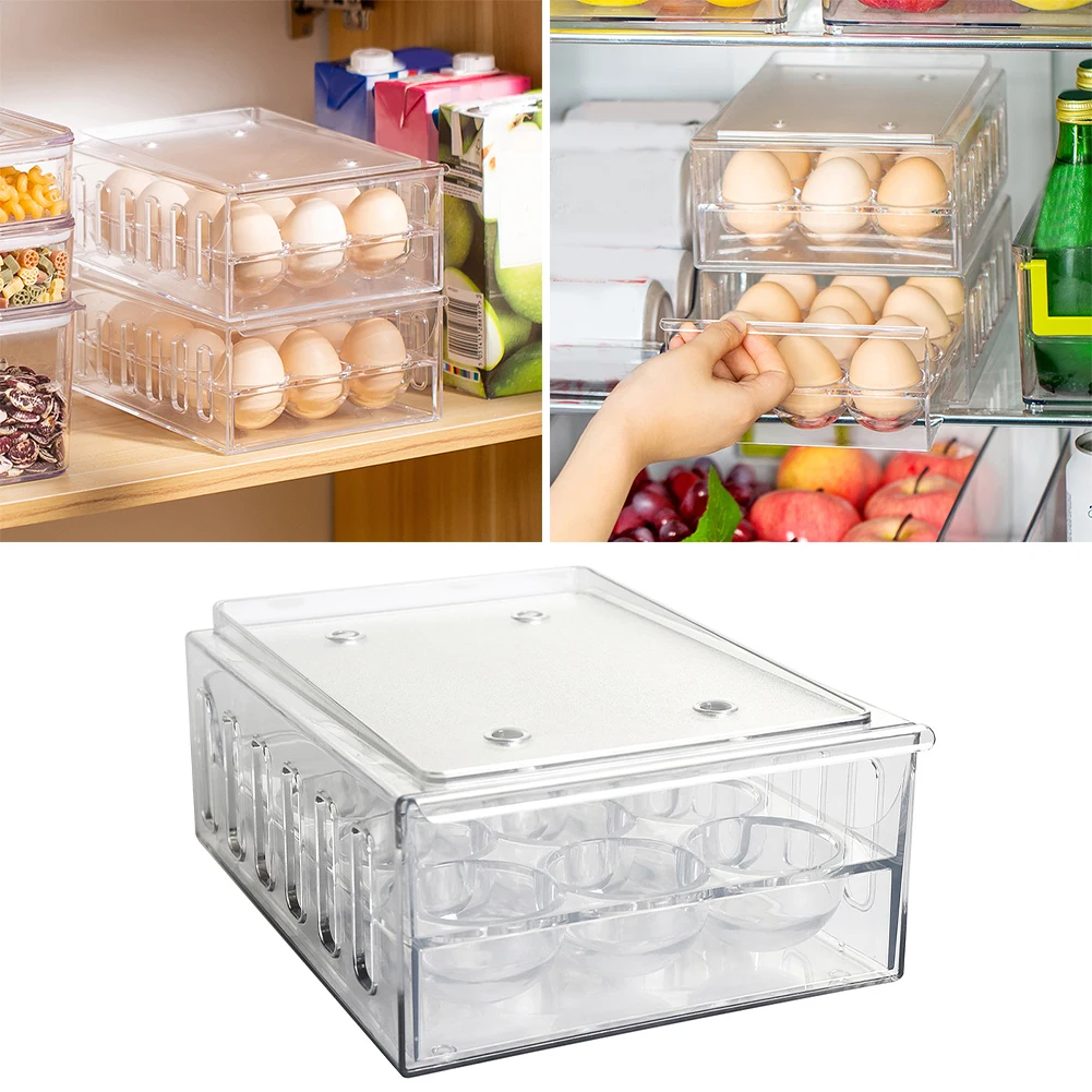 12 ячеек, компактный пыленепроницаемый домашний кухонный ящик для хранения яиц, контейнер, составной прозрачный поднос, холодильник, свежий 
12 ячеек, компактный пыленепроницаемый домашний кухонный ящик для хранения яиц, контейнер, составной прозрачный поднос, холодильник, свежий