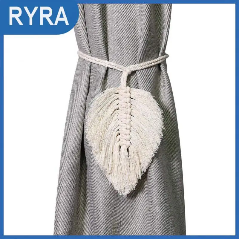 2pcs Leaf Shaped Curtain Tieback High Quality Leaf Macrame Curtain Holder Cotton Curtain Holdback Home Decorative Accessories
2pcs Leaf Shaped Curtain Tieback High Quality Leaf Macrame Curtain Holder Cotton Curtain Holdback Home Decorative Accessories
